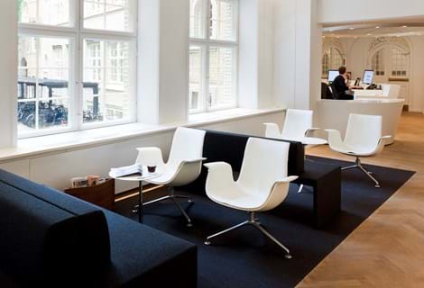 bruun og hjejle reception 3, Fraster filt tæppe